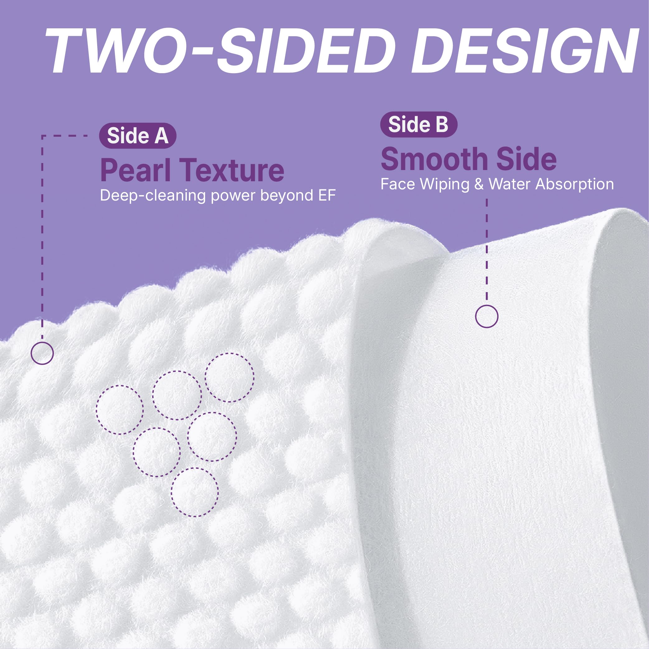Serenorch Disposable Face Towels 10x12 — Pearl Texture, Ultra Soft, 200 Count