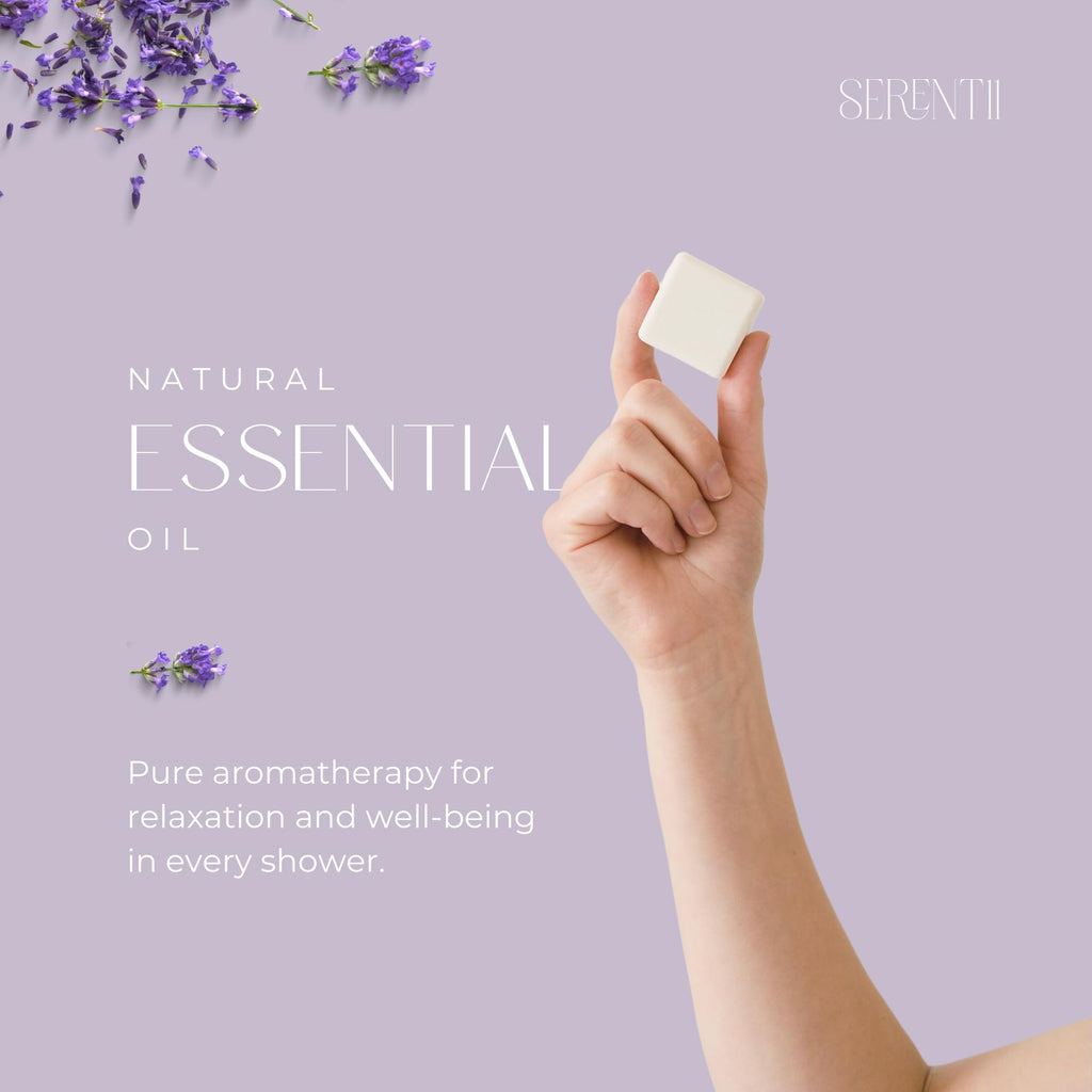 Serentii Shower Steamers Lavender – Aromatherapy Tablets for Relaxation | Individually Wrapped
