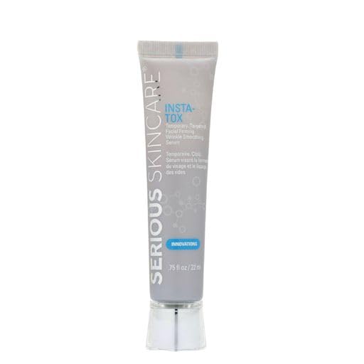 Serious Skincare INSTA-TOX Wrinkle Smoothing Serum .75oz + A Defiance Primer 2oz Duo