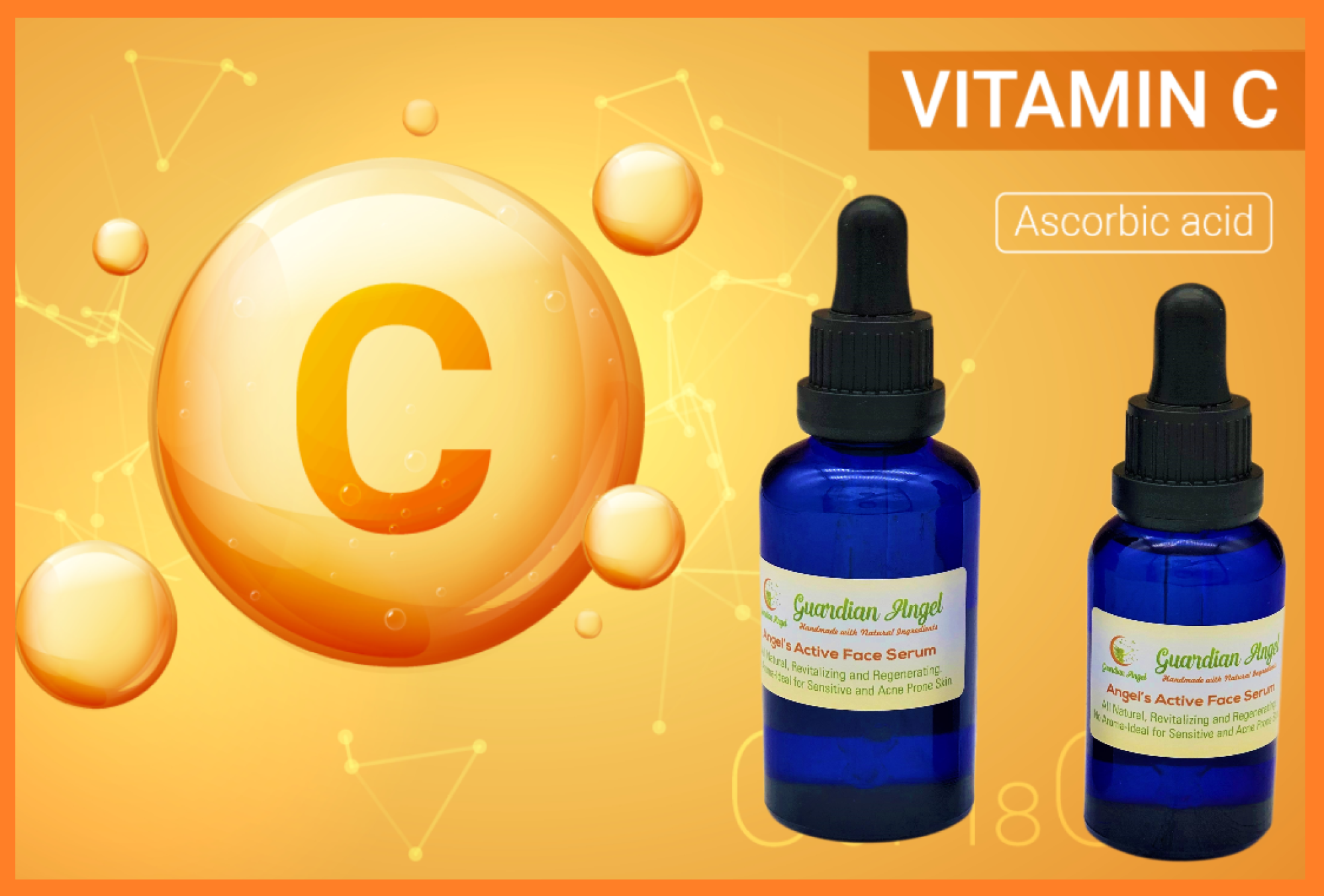 Active Vitamin C Face Serum - Perfect for Sensitive and Acne Prone Skin