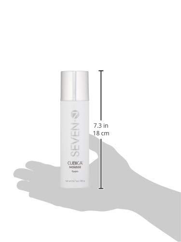 SEVEN Cubica Hair Mousse – Volumizing, Silicone-Free for Curly & Fine Hair | Made in USA