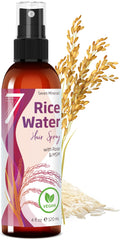 Seven Minerals Rice Water Spray for Hair Growth – Fermented Rose Water, Aloe Vera & MSM – Vegan, Non-Greasy, 4 oz