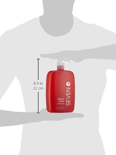 SEVEN Rinzu COLOR Shampoo for Color-Treated Hair – Sulfate Free, Moisturizes & Extends Color Retention | Made in USA | 32 oz