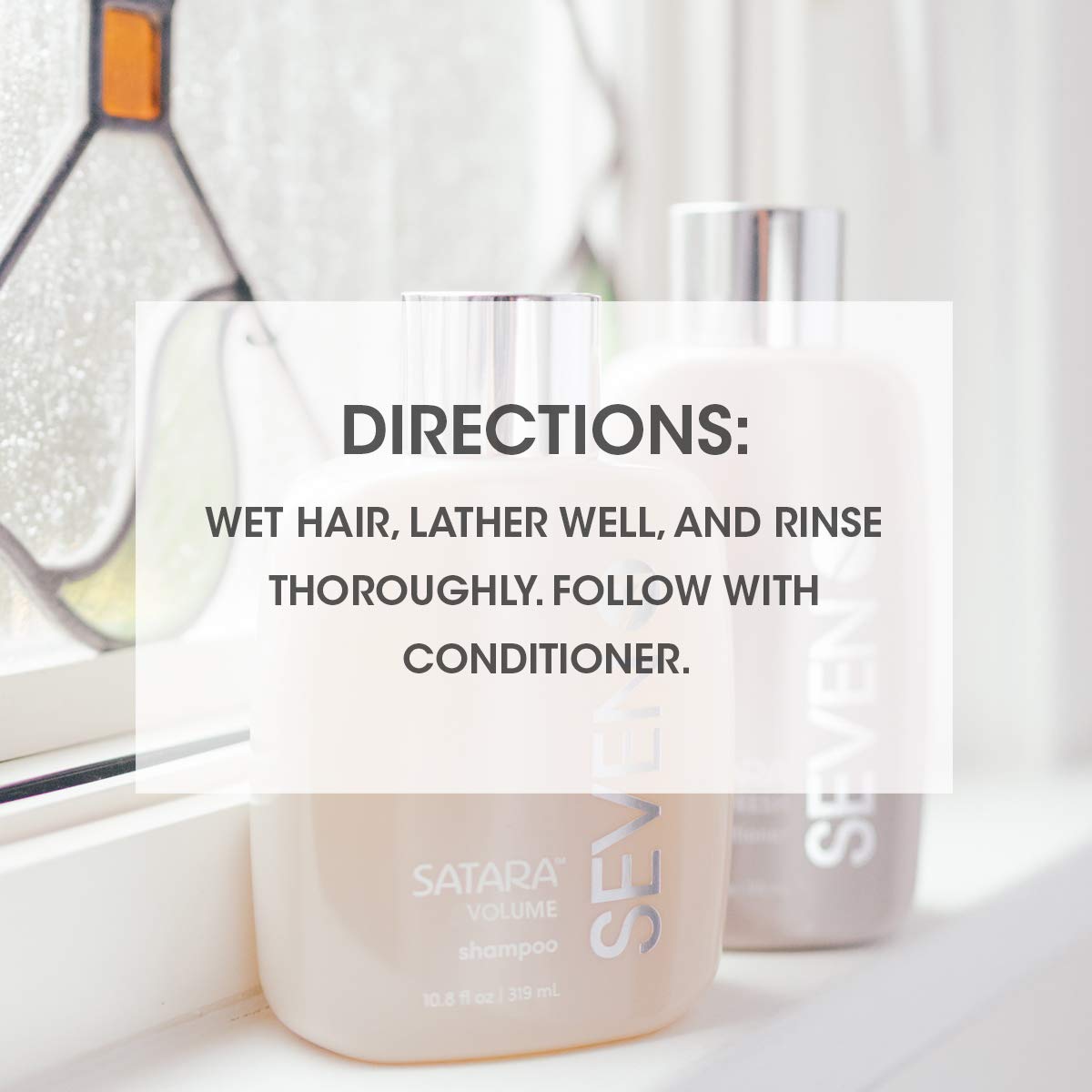 SEVEN Satara Volume Shampoo – Sulfate-Free, Vegan, Made in USA