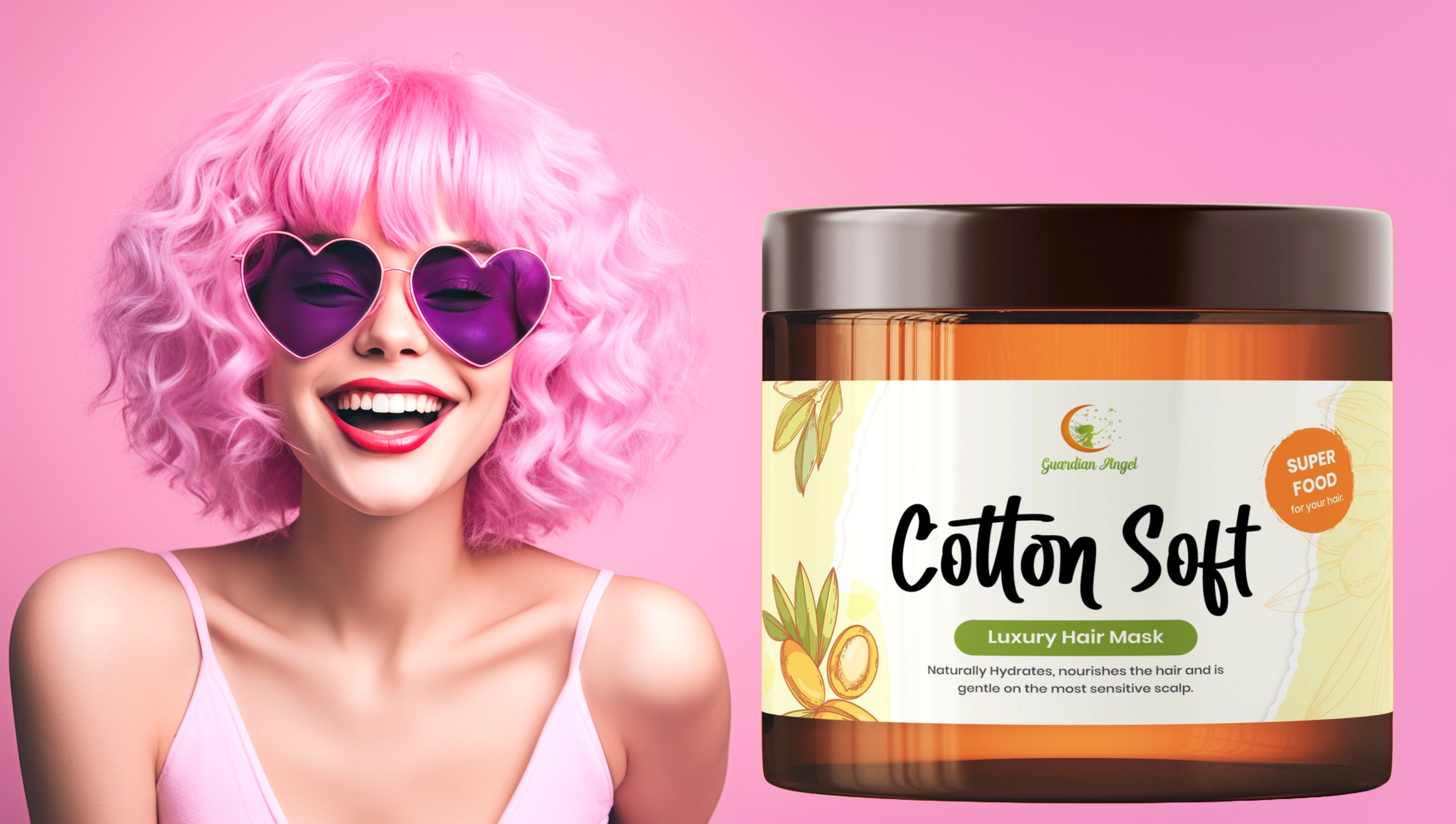 Cotton Soft Hair Mask 250ml - Hair Super-Food