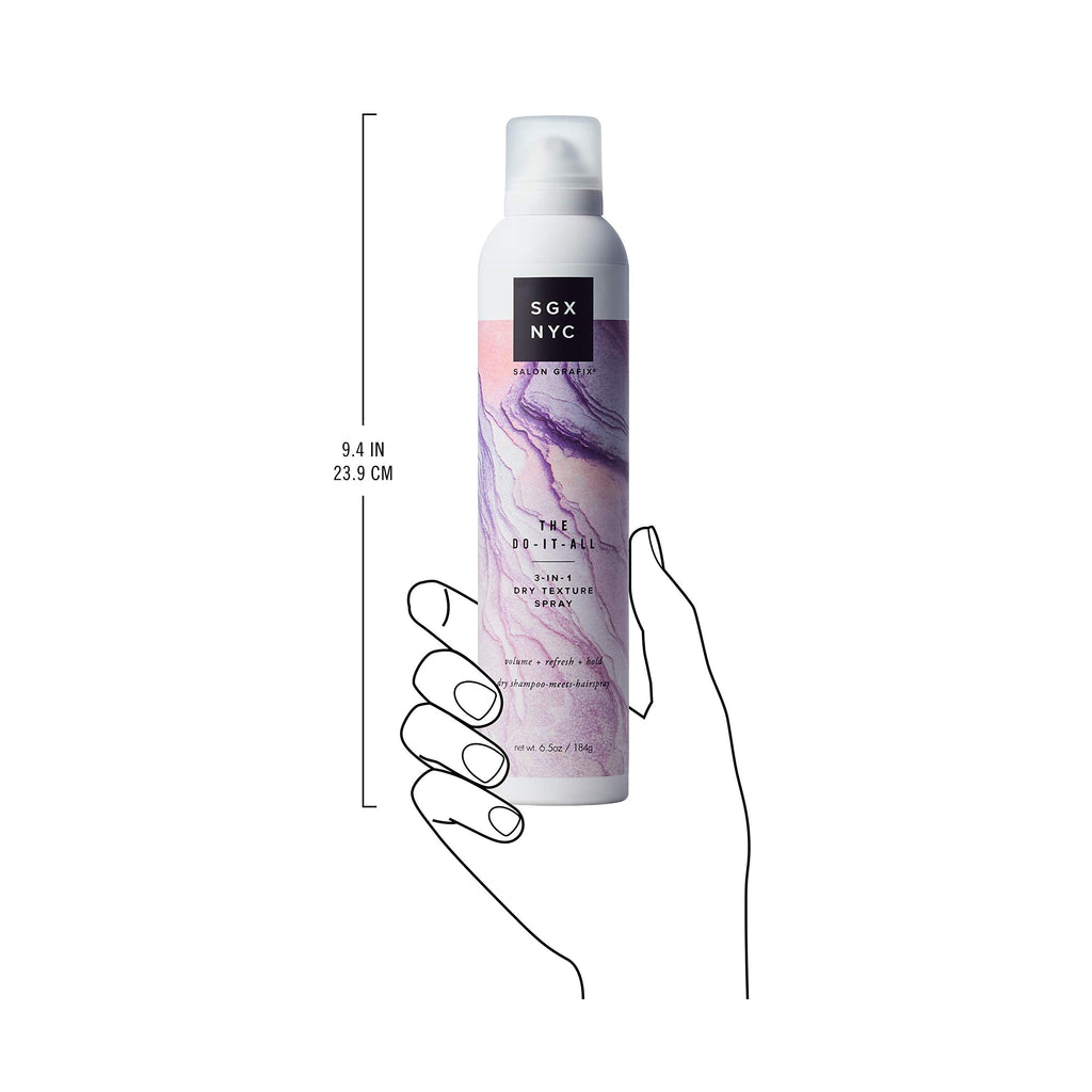 SGX NYC Do-It-All 3-in-1 Texture Spray – 6.5 oz Bottle (4 Pack)