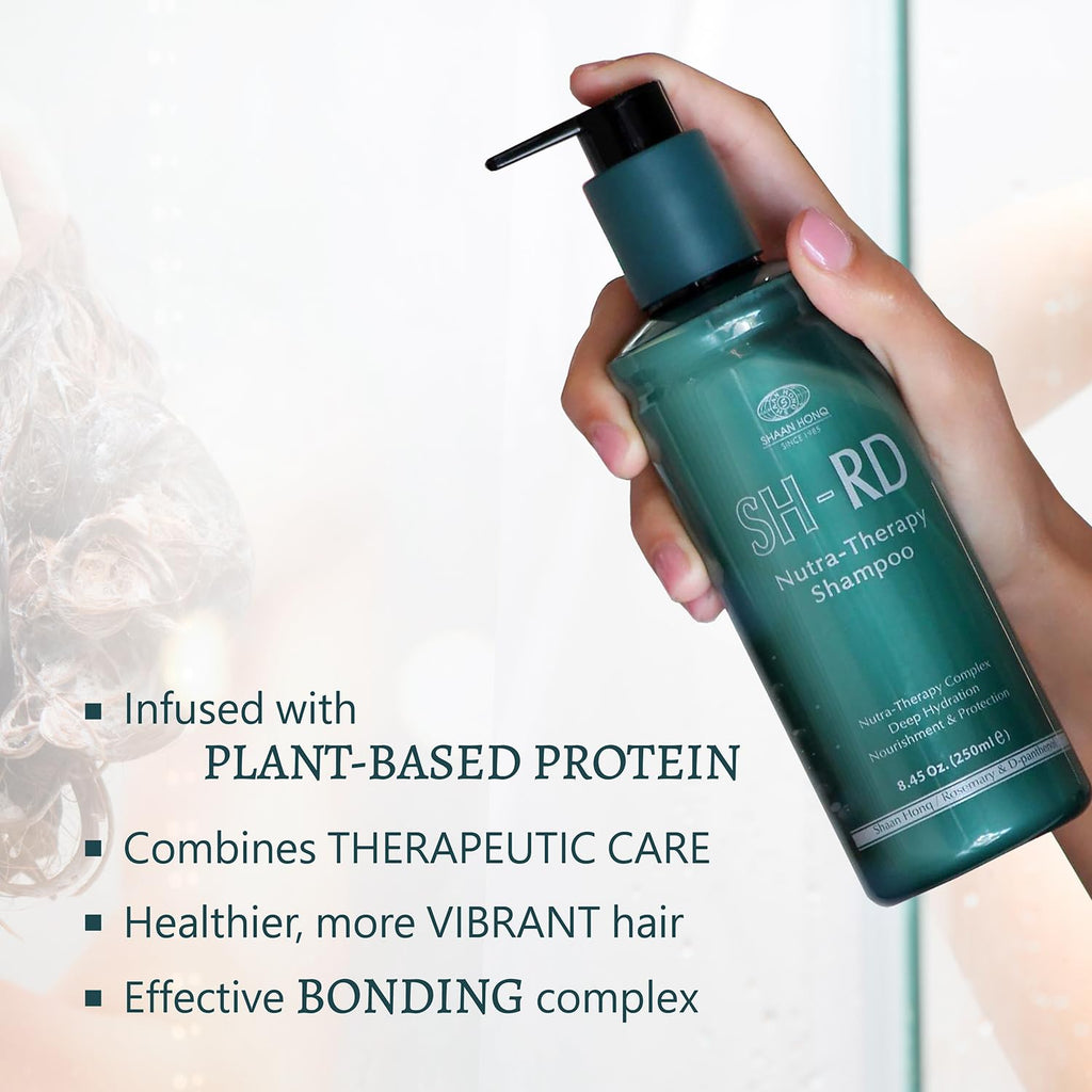 SH-RD Nutra-Therapy Shampoo for Dry Damaged Hair – Color-Safe, Frizz Control (33.8oz/1000ml)
