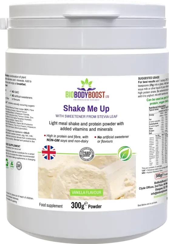 Shake Me Up Vanilla | Vegan Protein Powder Meal Shake UK