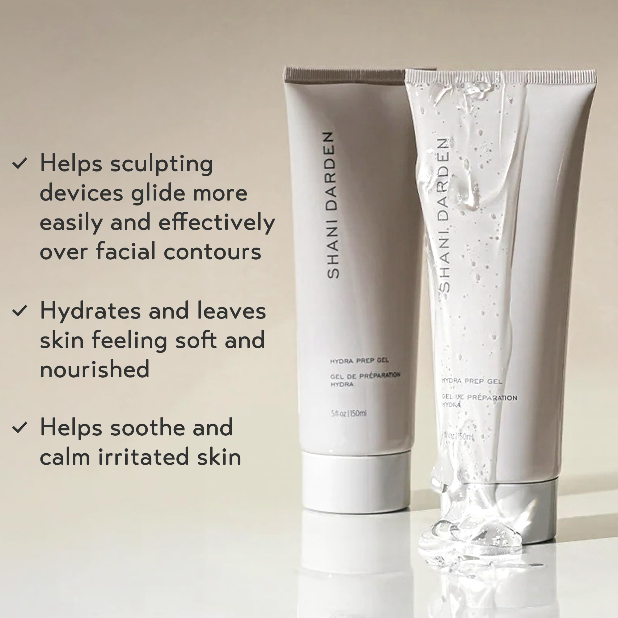SHANI DARDEN Hydra Prep Gel – Silky Hydrating Gel Primer for Face Sculpting Tools with Aloe Vera & Hyaluronic Acid
