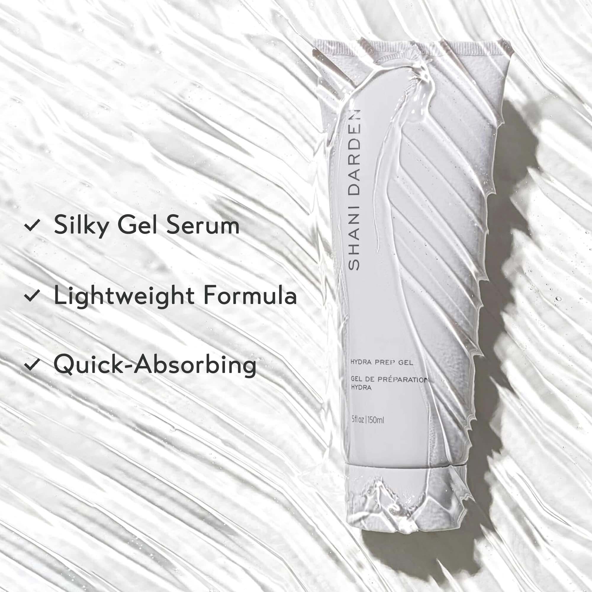 SHANI DARDEN Hydra Prep Gel – Silky Hydrating Gel Primer for Face Sculpting Tools with Aloe Vera & Hyaluronic Acid