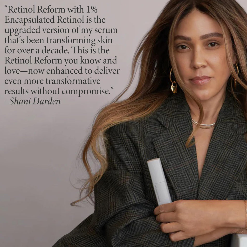 SHANI DARDEN Retinol Reform — 1% Encapsulated Retinol Serum for Face & Neck, Gentle Slow-Release, 0.3 oz