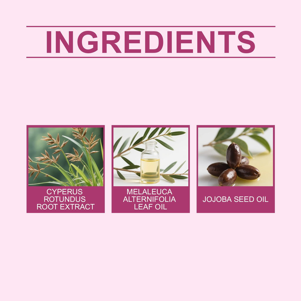 SHAOMABA Cyperus Rotundus Oil for Hair Removal — Natural, Moisturizing & Soothing