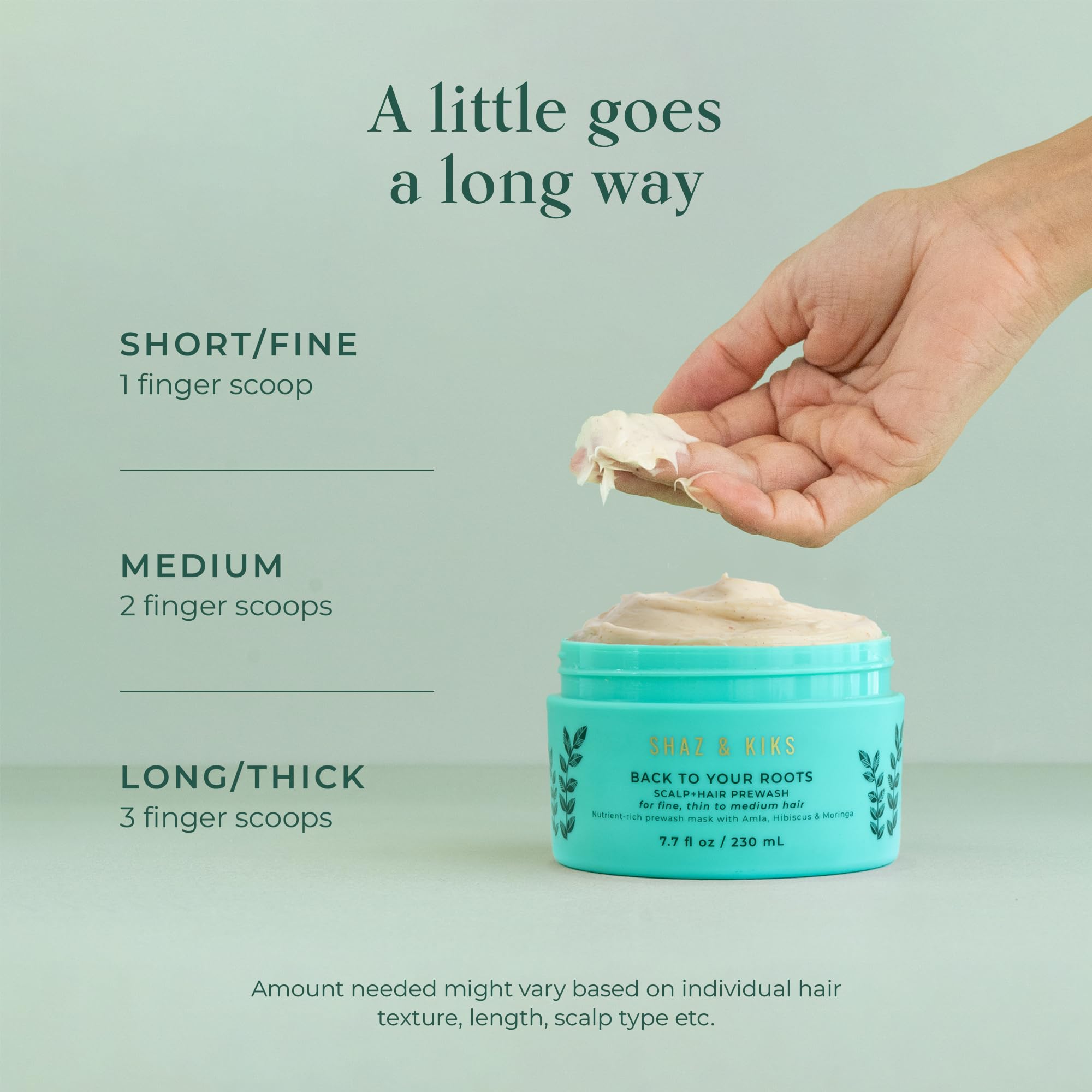 SHAZ & KIKS Essential Prewash Scalp+Hair Mask for Fine, Thin to Medium Hair | 230ml