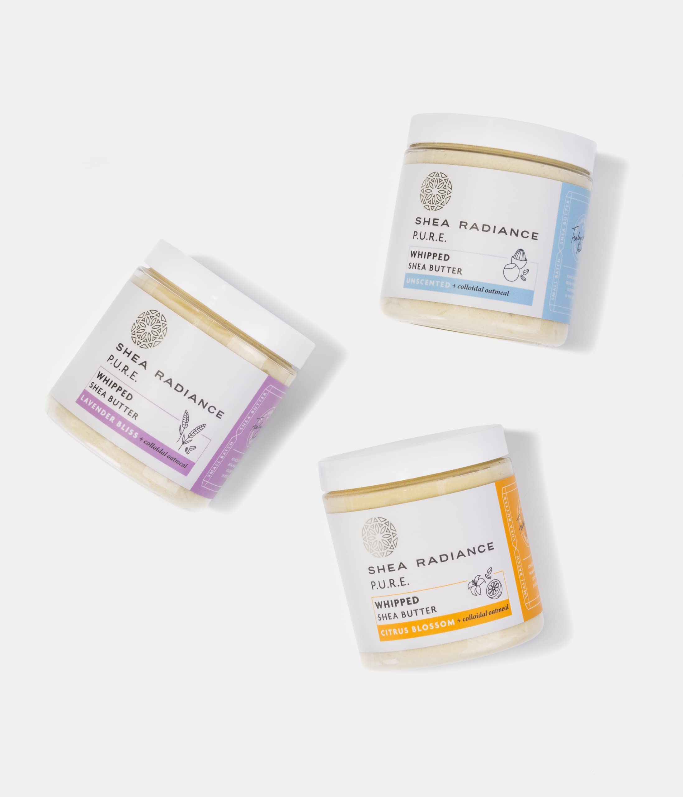 Shea Radiance P.U.R.E. Whipped Shea Butter with Colloidal Oatmeal — Citrus Blossom (5 oz)