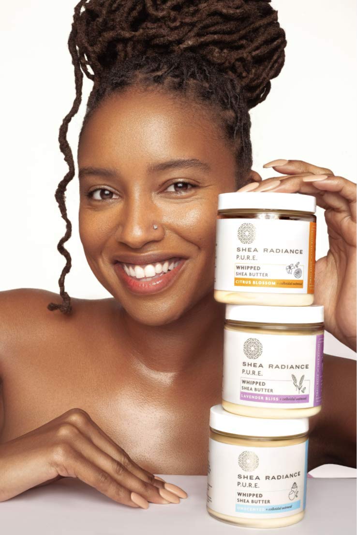 Shea Radiance P.U.R.E. Whipped Shea Butter with Colloidal Oatmeal — Citrus Blossom (5 oz)