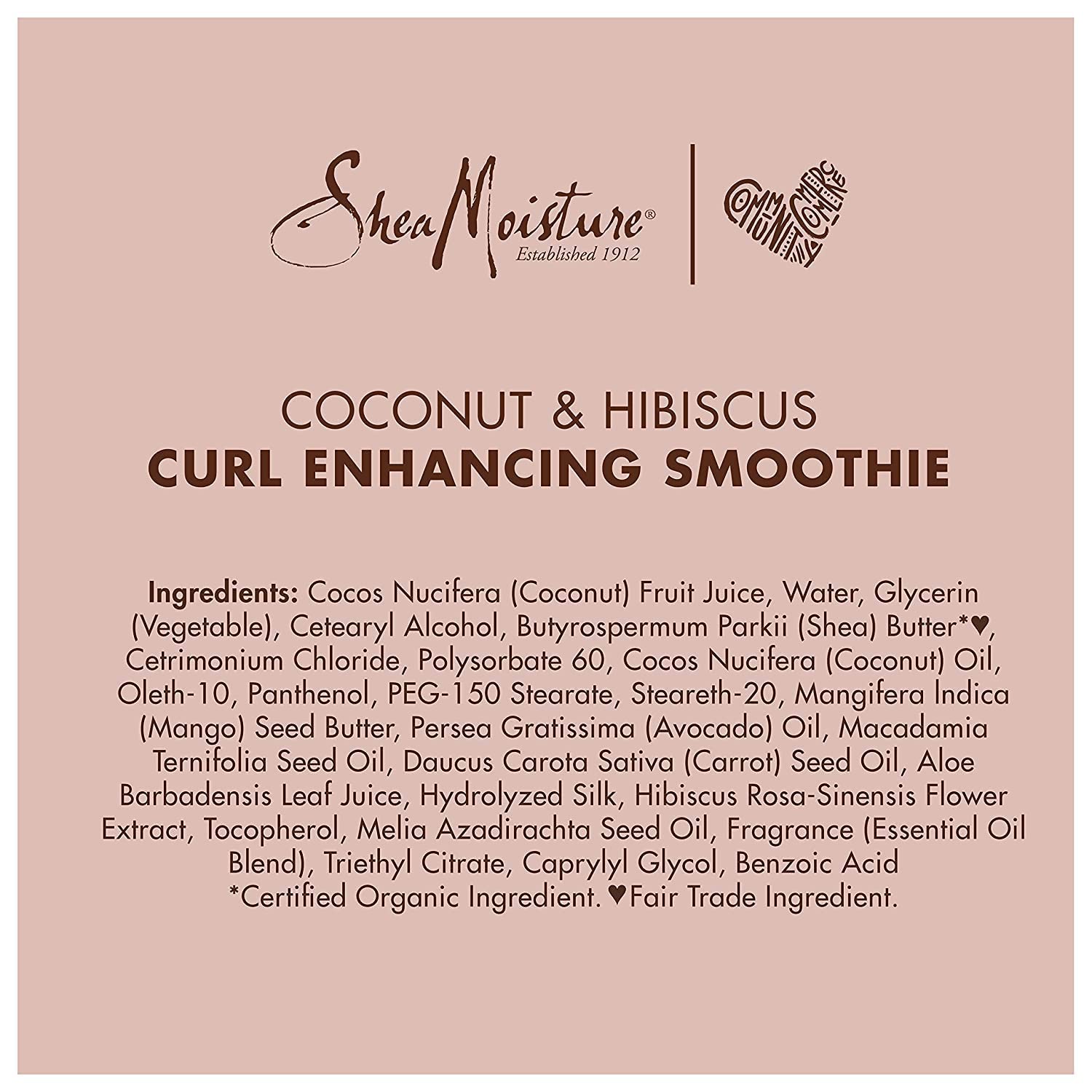 SheaMoisture Coconut & Hibiscus Curl Enhancing Smoothie - 12 oz