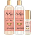 SheaMoisture Coconut & Hibiscus Curl & Shine Set – Shampoo, Conditioner & Smooth & Shine Oil