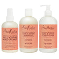 SheaMoisture Coconut Hibiscus Curl Shampoo, Conditioner & Hold & Shine Mist – Lightweight, Silicone-Free