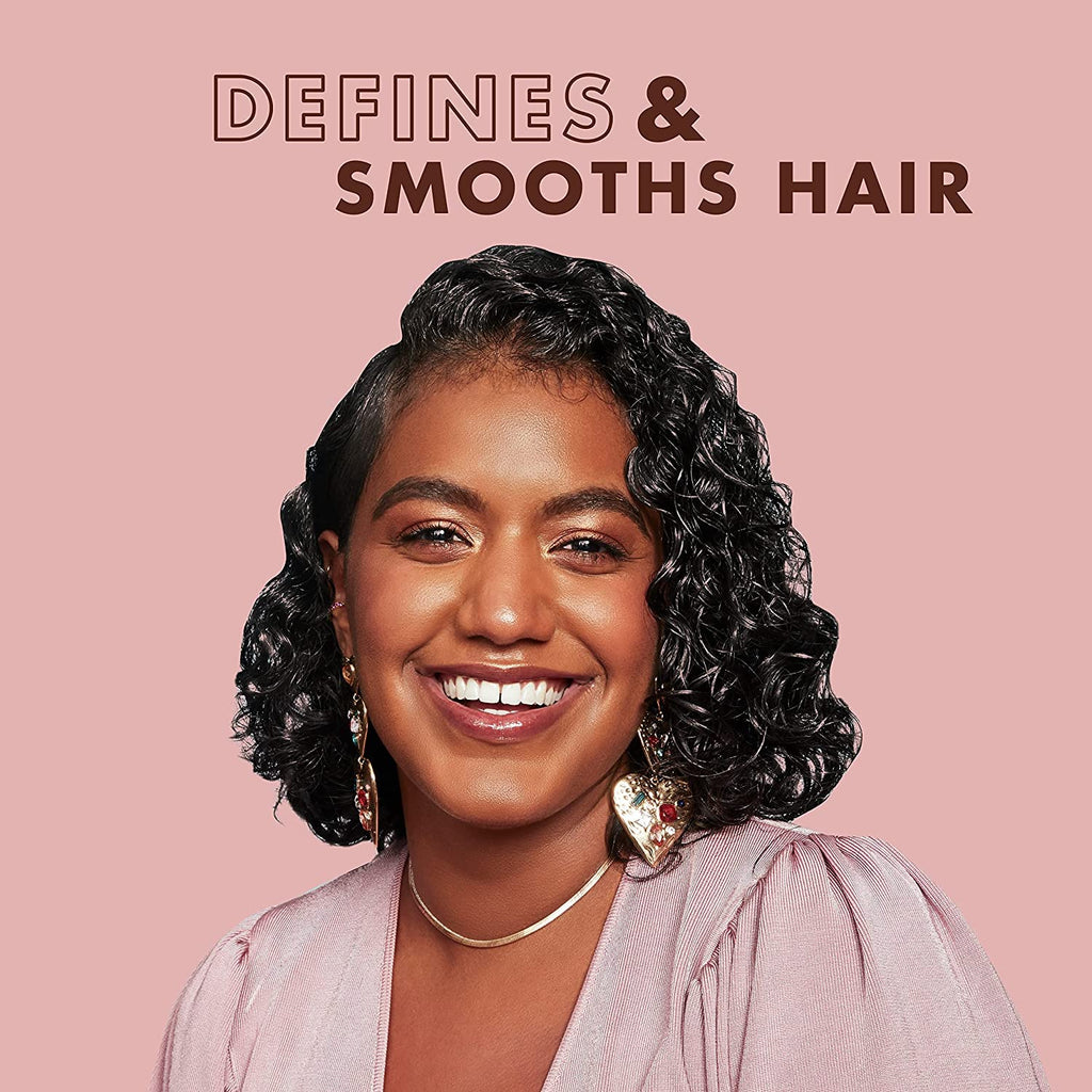 SheaMoisture Hair Styling Gel with Coconut & Hibiscus for Thick Curly Hair (15 oz) + Flaxseed Edge Control (3.5 oz) – Paraben-Free