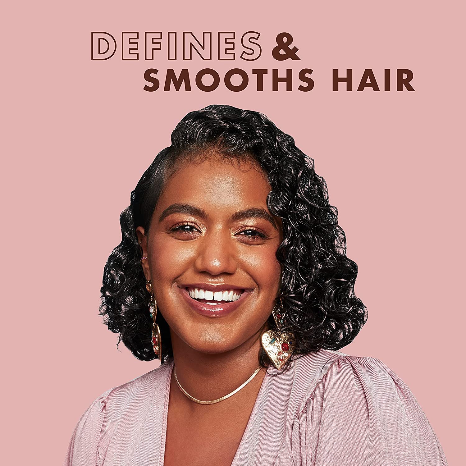 SheaMoisture Hair Styling Gel with Coconut & Hibiscus for Thick Curly Hair (15 oz) + Flaxseed Edge Control (3.5 oz) – Paraben-Free