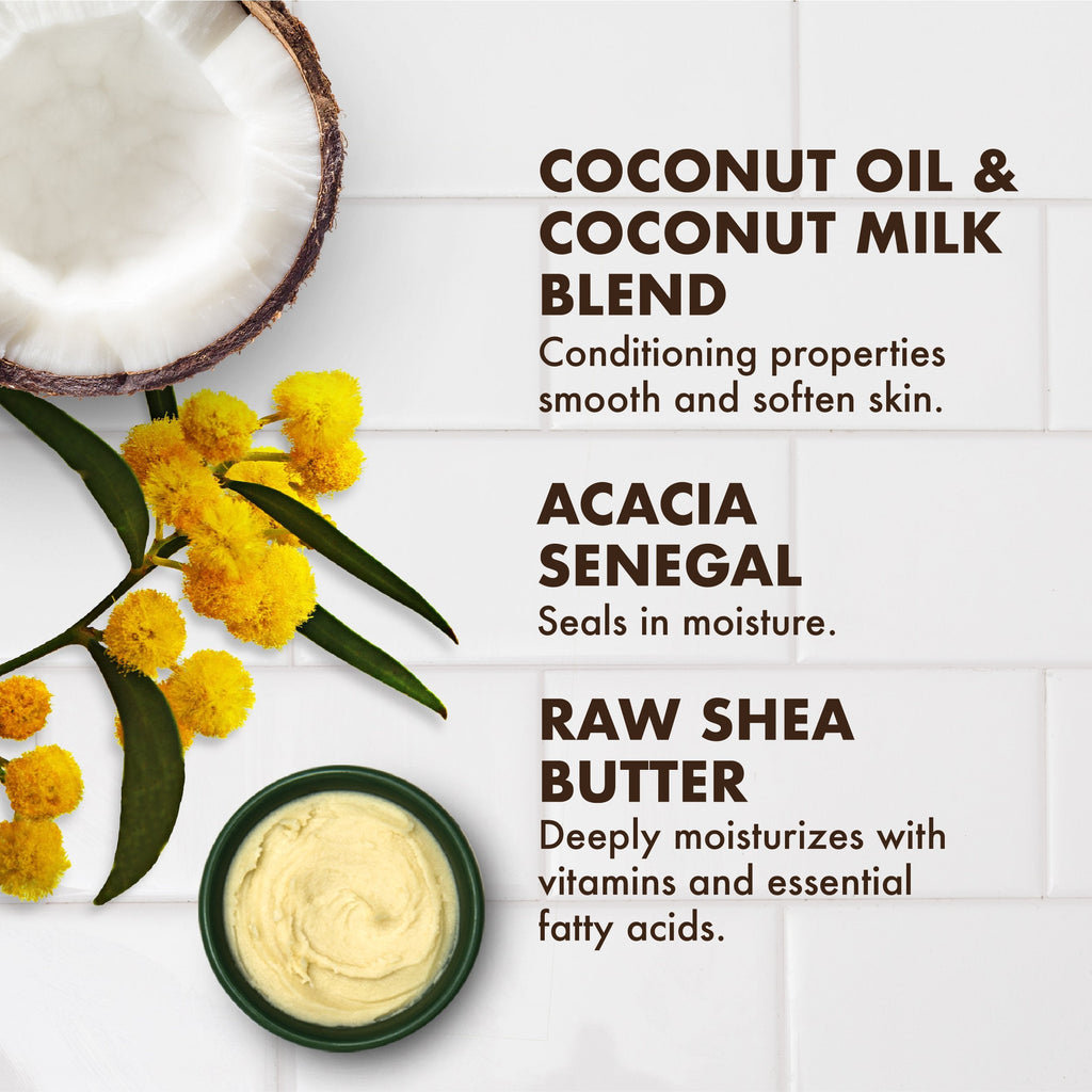 SheaMoisture 100% Virgin Coconut Oil Daily Hydration Bubble Bath & Body Wash – 13 fl oz