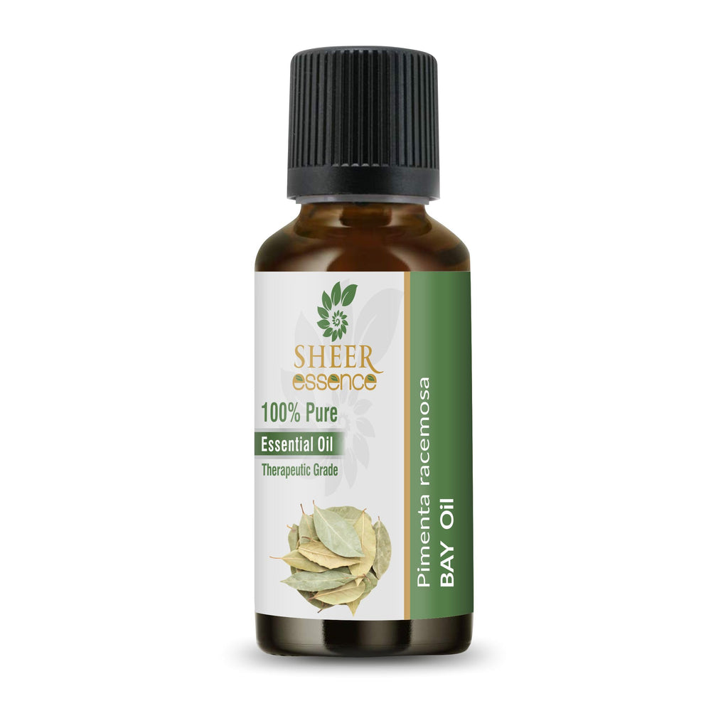 Sheer Essence Bay Oil (Pimenta Racemosa) - 100% Pure Essential Oil, Therapeutic Grade, 0.16 Fl Oz