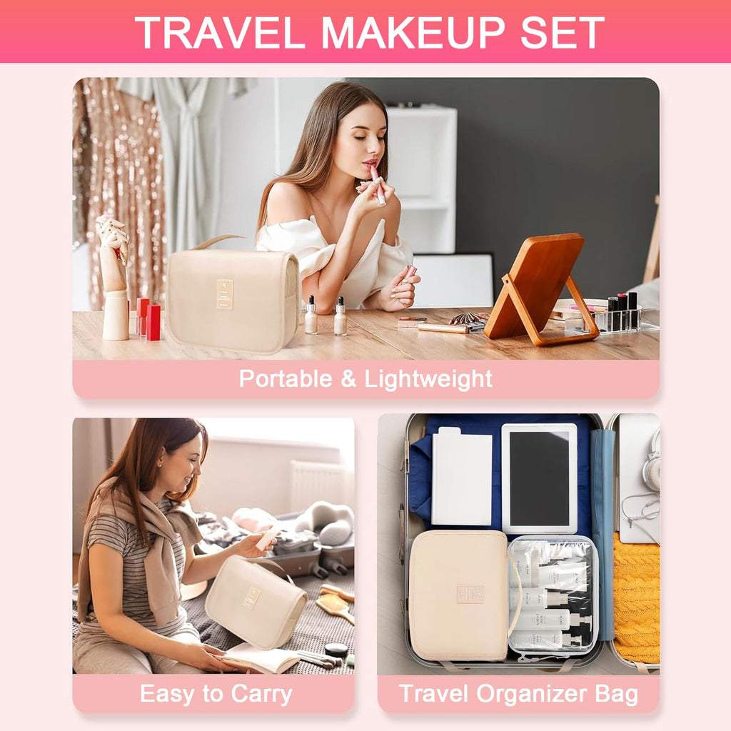 SHELAKIN All-in-One Makeup Kit for Women – Complete 40-Color Eyeshadow, Concealer, Foundations, Lip & More | Travel-Ready