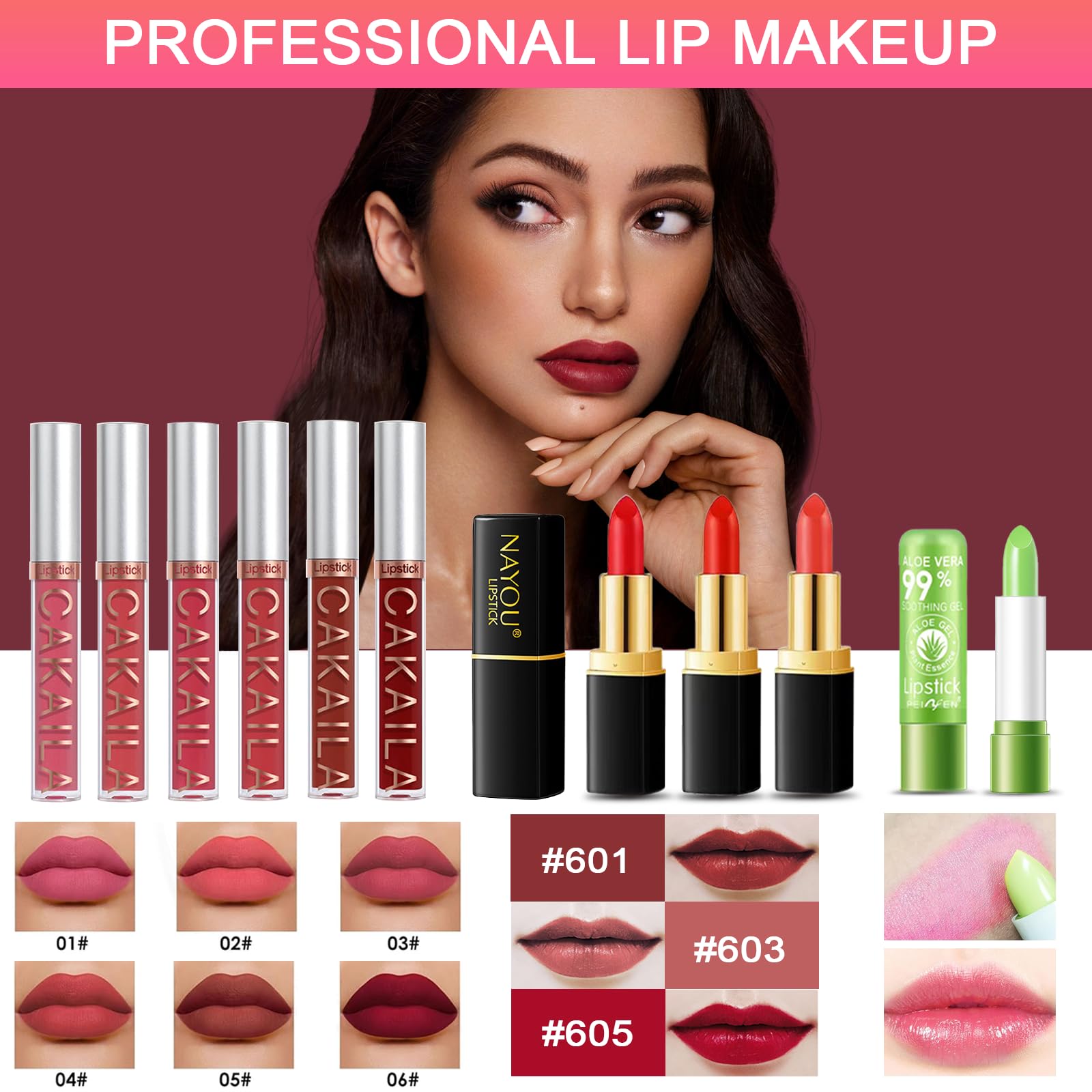 SHELAKIN All-in-One Makeup Kit for Women – Complete 40-Color Eyeshadow, Concealer, Foundations, Lip & More | Travel-Ready