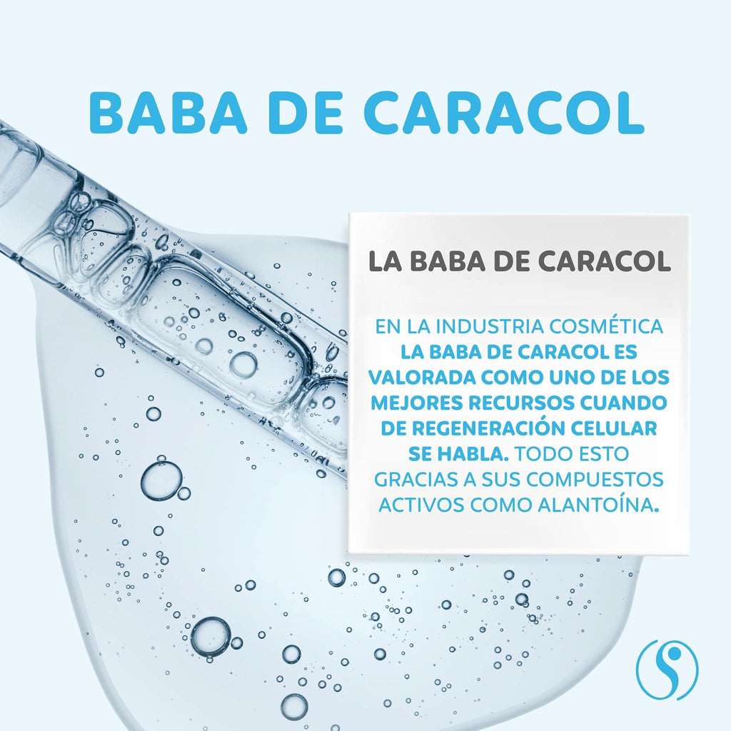 Sheló NABEL Baba de Caracol Snail Cream Face Moisturizer – Hydrating Daily Skincare