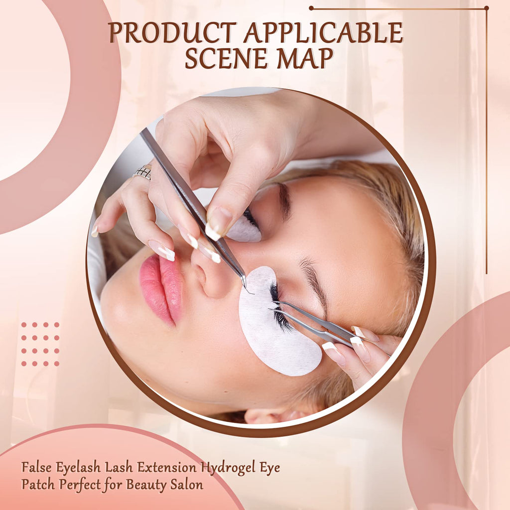 Shihanee 200 Pairs Under Eye Gel Pads – Natural Eyelash Extension Patches Kit (Bulk Beauty Tools)