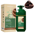 SHIHUANUO Hair Dye Shampoo 3-in-1 for Gray Hair Coverage – Herbal Natural Brown