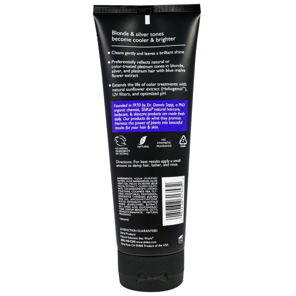 ShiKai Color Reflect Platinum Shampoo + Daily Moisture Conditioner Bundle – 8 oz Each