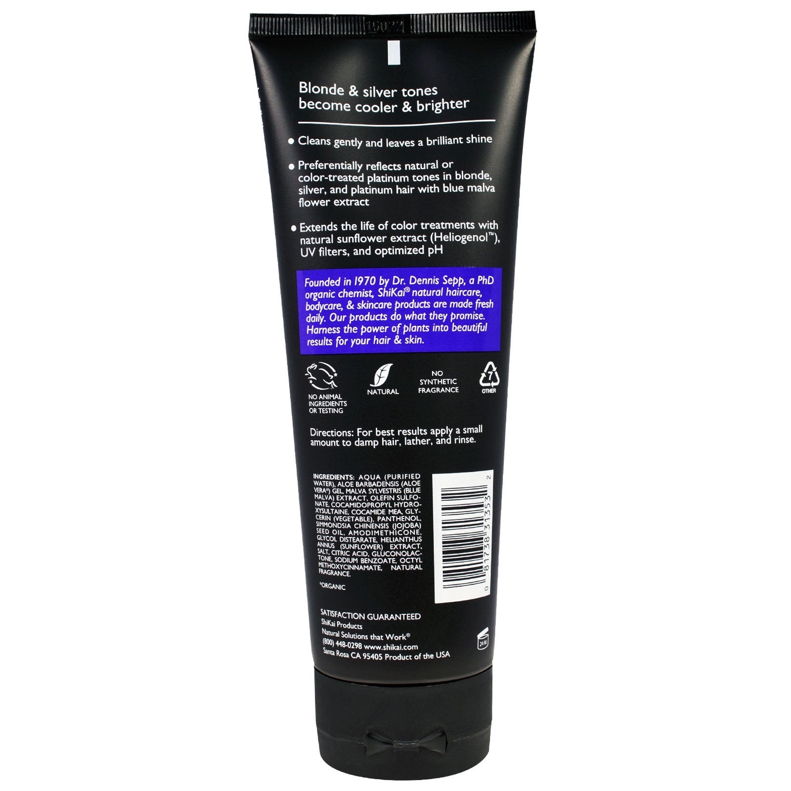 ShiKai Color Reflect Platinum Shampoo + Daily Moisture Conditioner Bundle – 8 oz Each