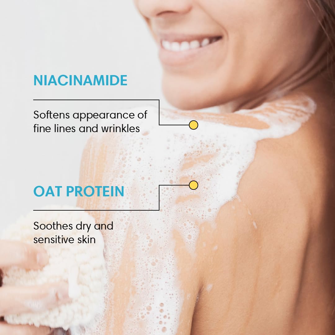 ShiKai Very Clean Body Wash Island Coconut – Hydrating Gel Cleanser for Dry Skin | Niacinamide, Oat Protein, Vitamins C & E