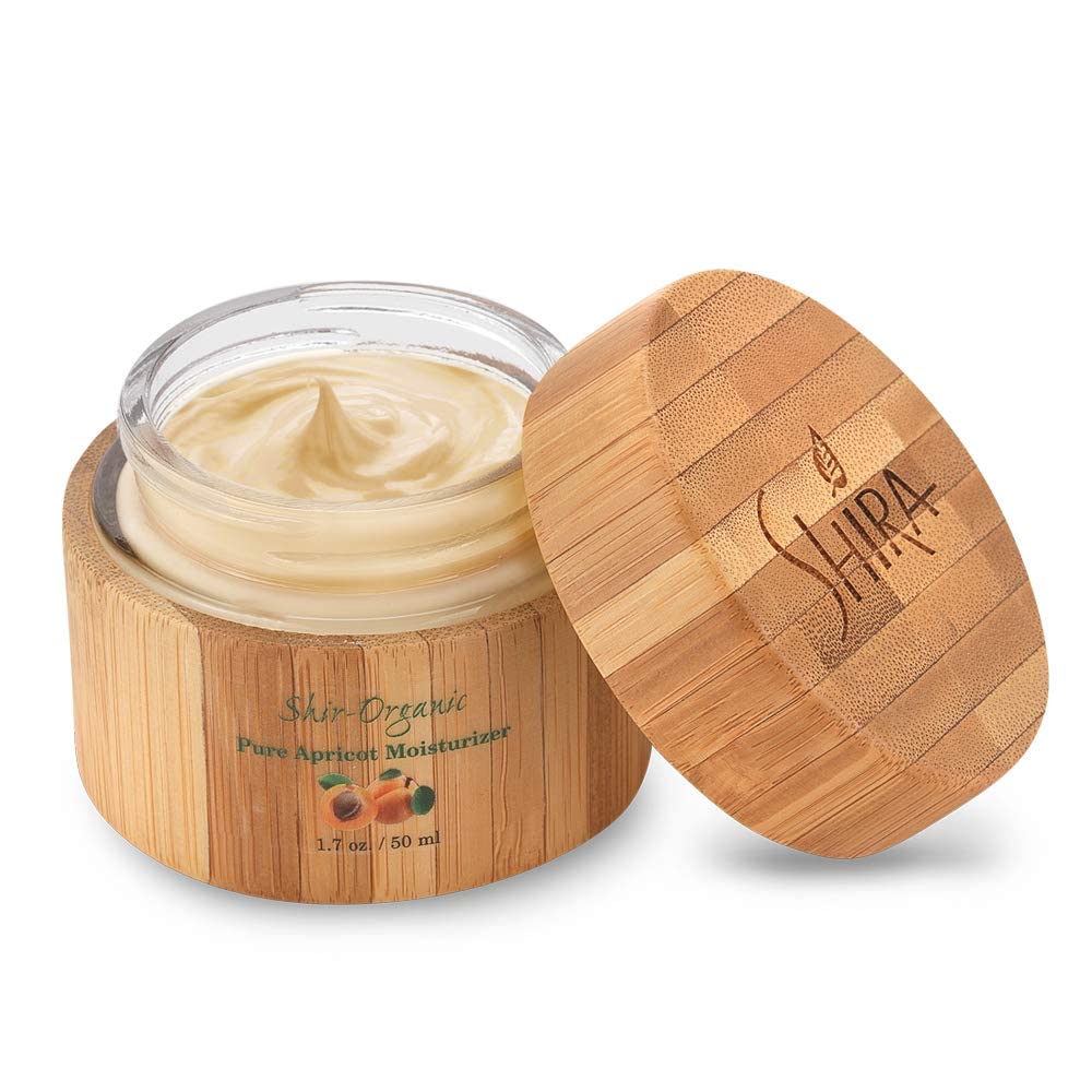 Shira Shir-Organic Pure Apricot Moisturizer for Dry Skin – Hydration & Gentle Anti-Aging (50 ml)