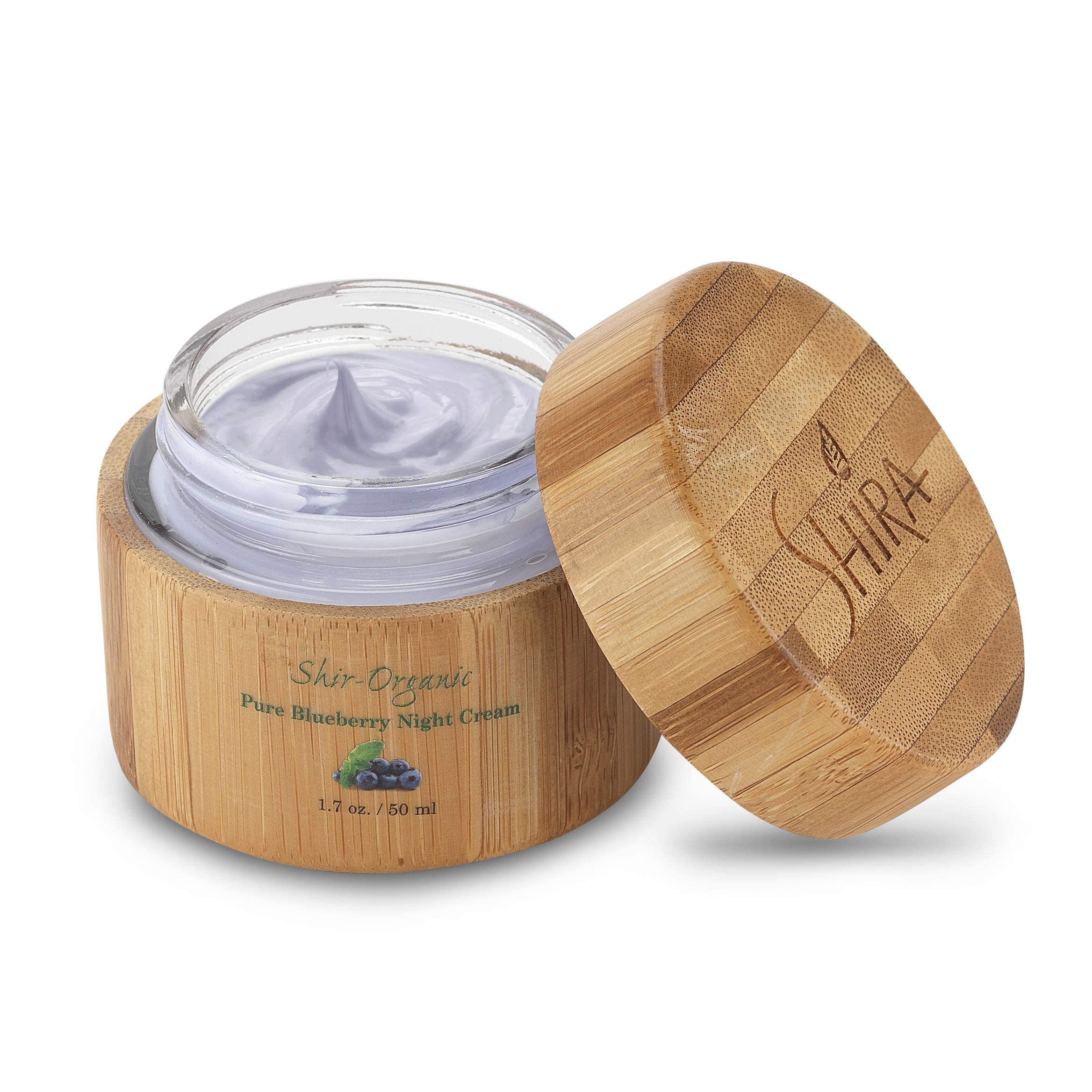 Shira Shir Organic Blueberry Night Cream – Nourished, Radiant Skin, Anti-Aging Moisturizer (50ml)
