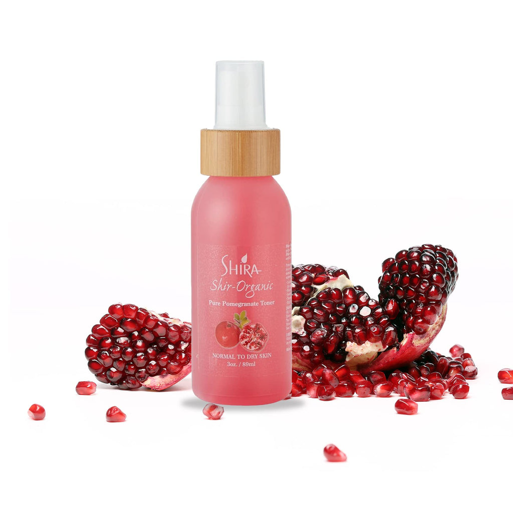 Shira Shir 89ml Pomegranate Toner & Hydrating Mist – Organic Brightening for All Skin Types