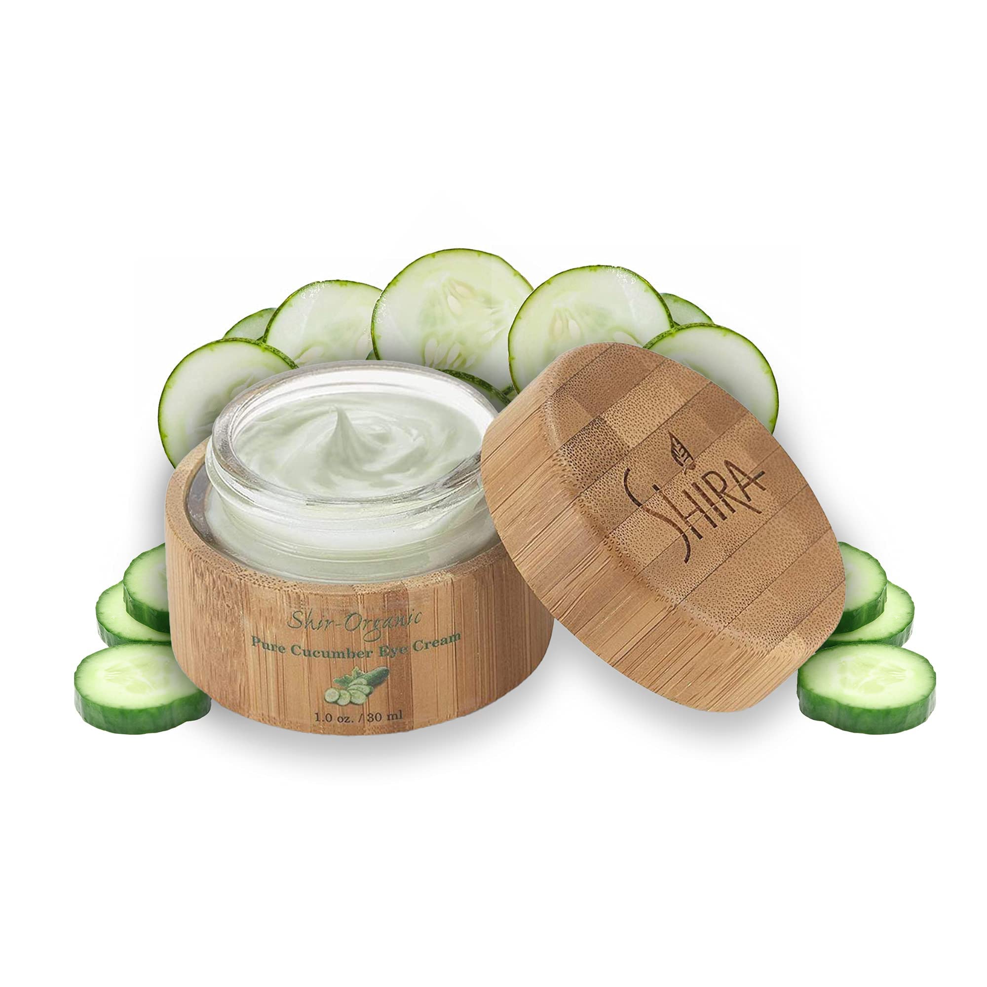 Shira Shir-Organic Pure Cucumber Eye Cream – Instant Hydration for All Skin Types (30 ml)