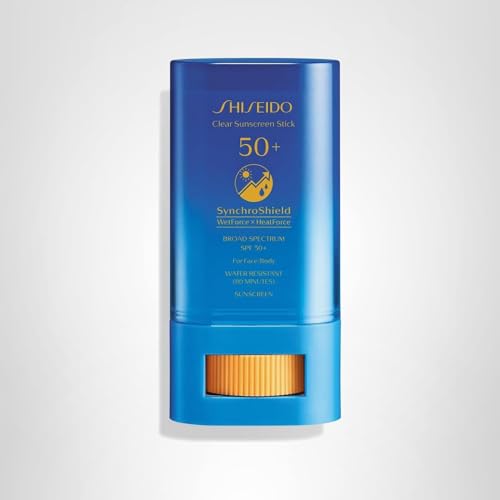 Shiseido Clear Sunscreen Stick SPF 50+ – Invisible, Makeup-Friendly UV Protection