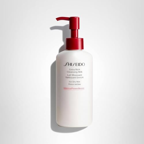 Shiseido Extra Rich Cleansing Milk – Gentle, Hydrating Cleanser for Dry & Sensitive Skin | 125 mL