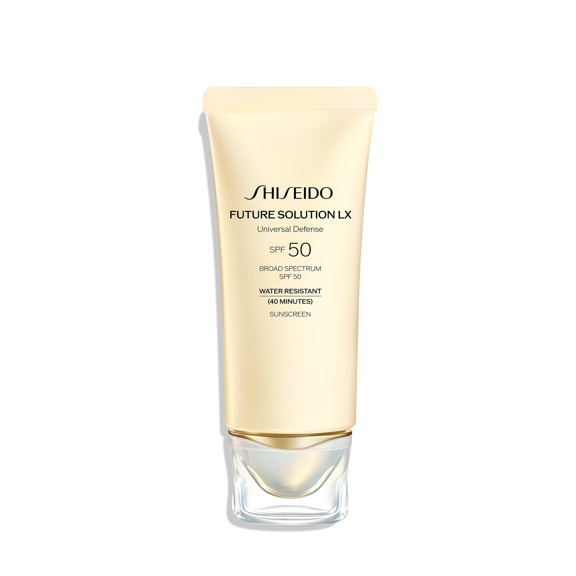 Shiseido Future Solution LX Universal Defense SPF 50 – Anti-Aging Hydrating Face Sunscreen Cream (50 mL)