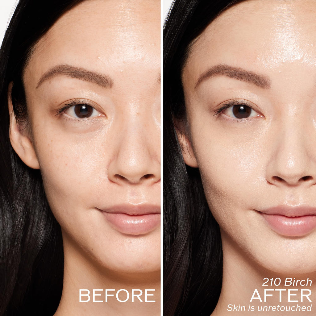 Shiseido RevitalEssence Skin Glow Foundation SPF 30, 210 Birch – Buildable Medium Coverage & 24-Hour Hydration