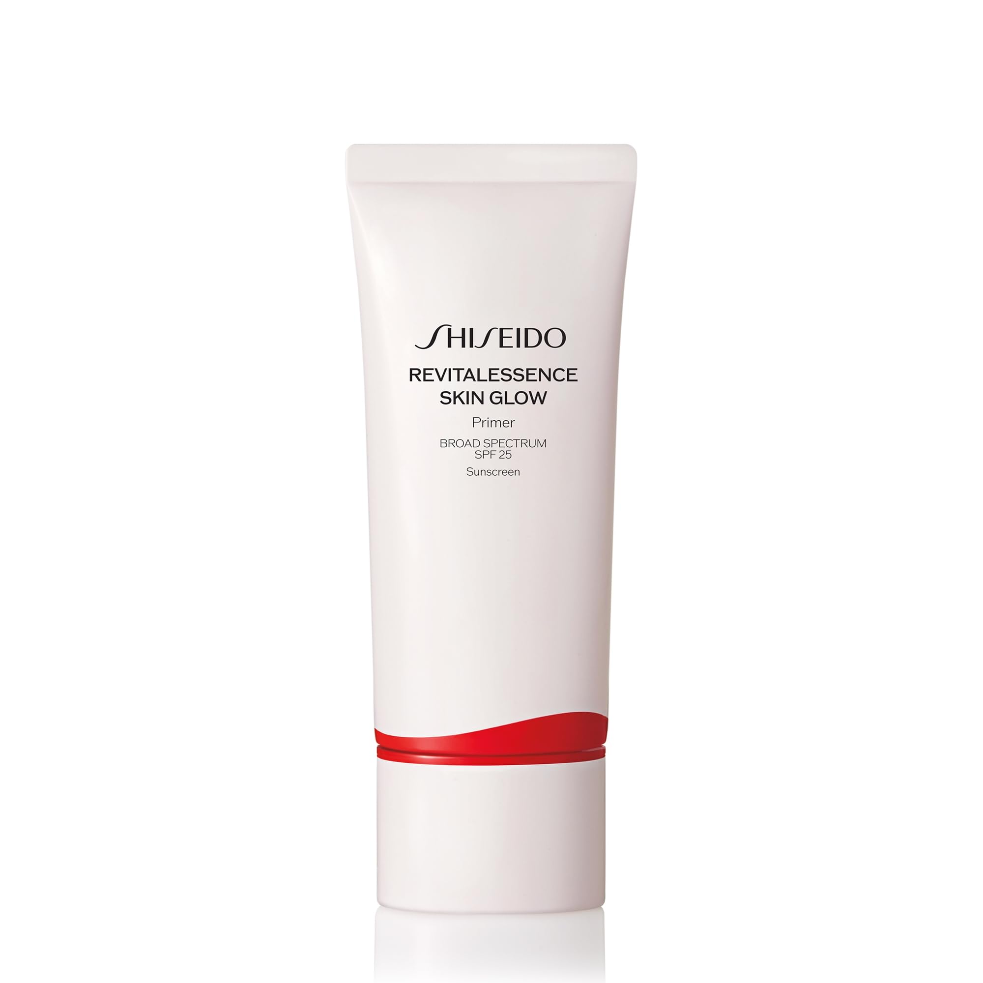 Shiseido RevitalEssence Skin Glow Primer SPF 25 – Instant Glow, 24-Hour Hydration