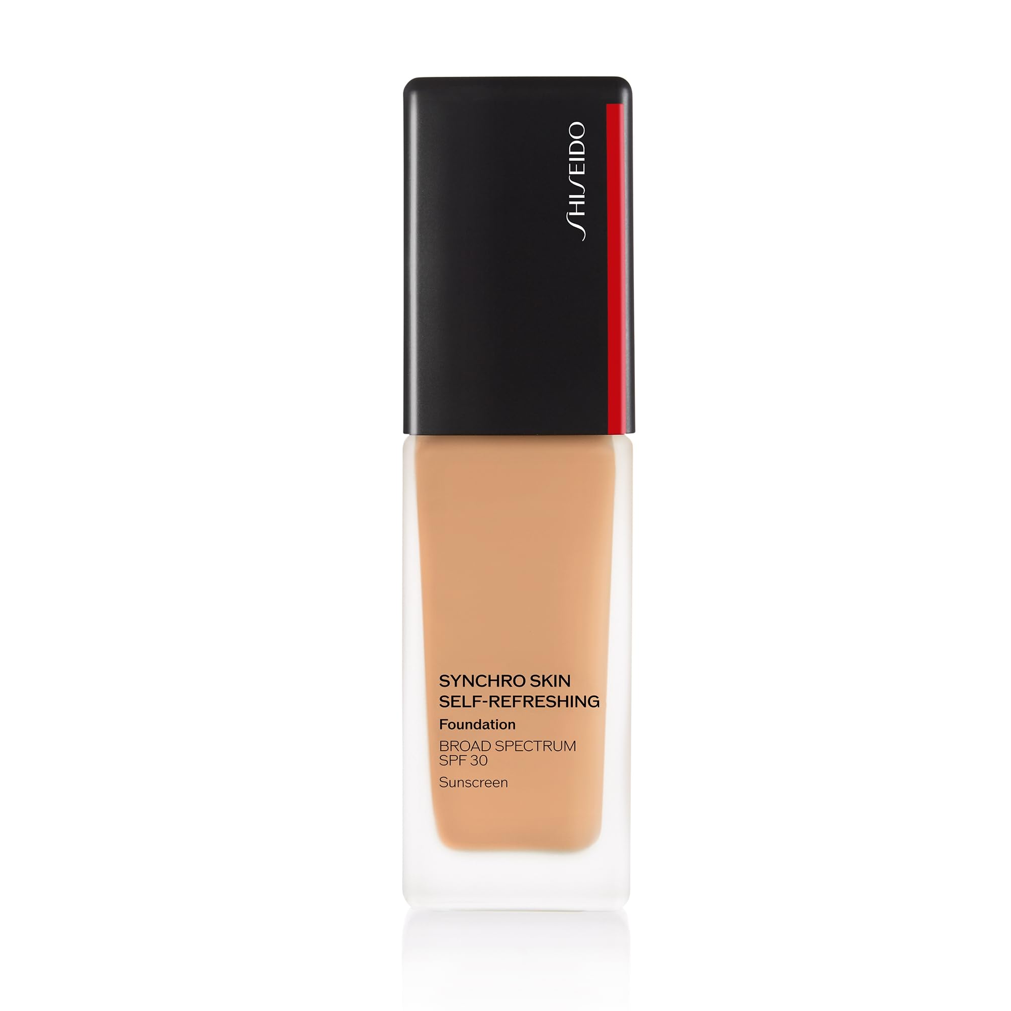 Shiseido Synchro Skin Self-Refreshing Foundation SPF 30 Maple 350 | Medium-to-Full Coverage, Natural Finish