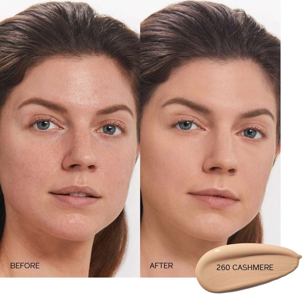 Shiseido Synchro Skin Self-Refreshing Foundation SPF 30 – Cashmere 260 | Natural Semi-Matte Finish, 24-Hour Wear