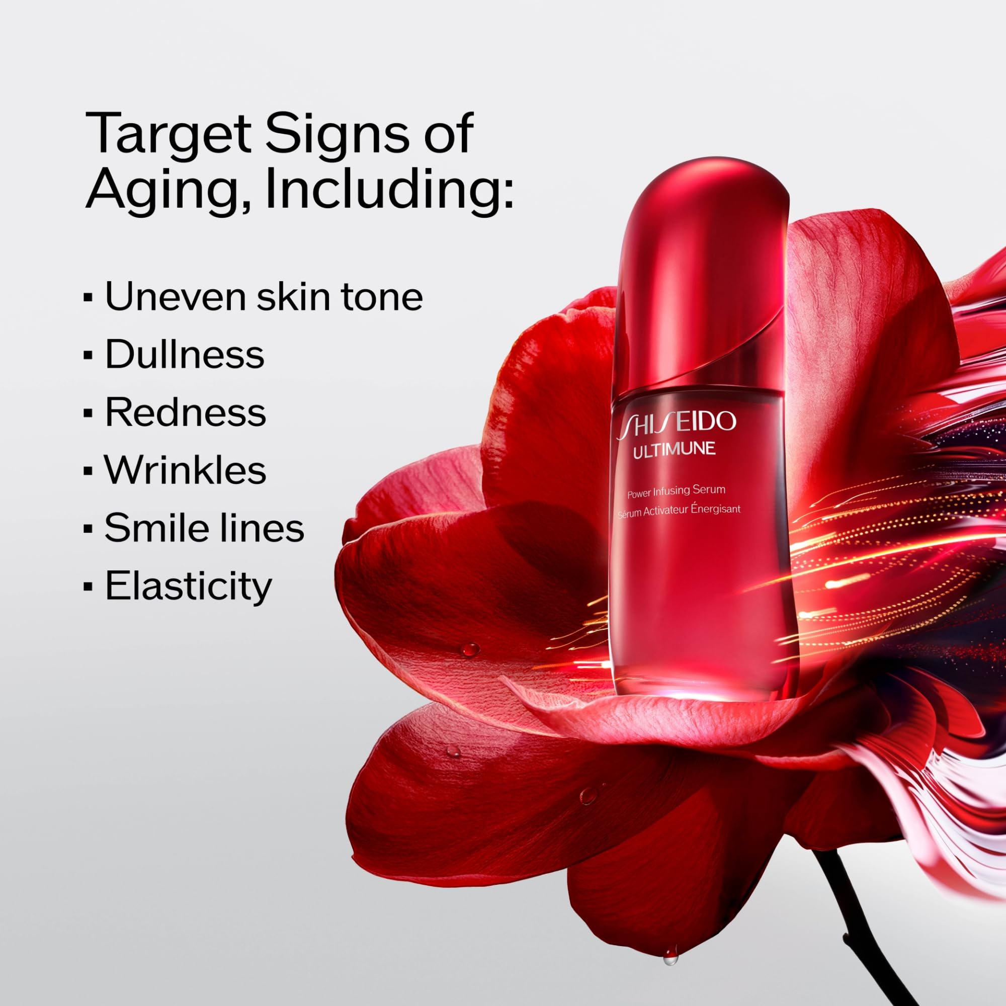 Shiseido Ultimune Power Infusing Serum Refill – 2.5 oz | Lightweight Radiance & Aging Support