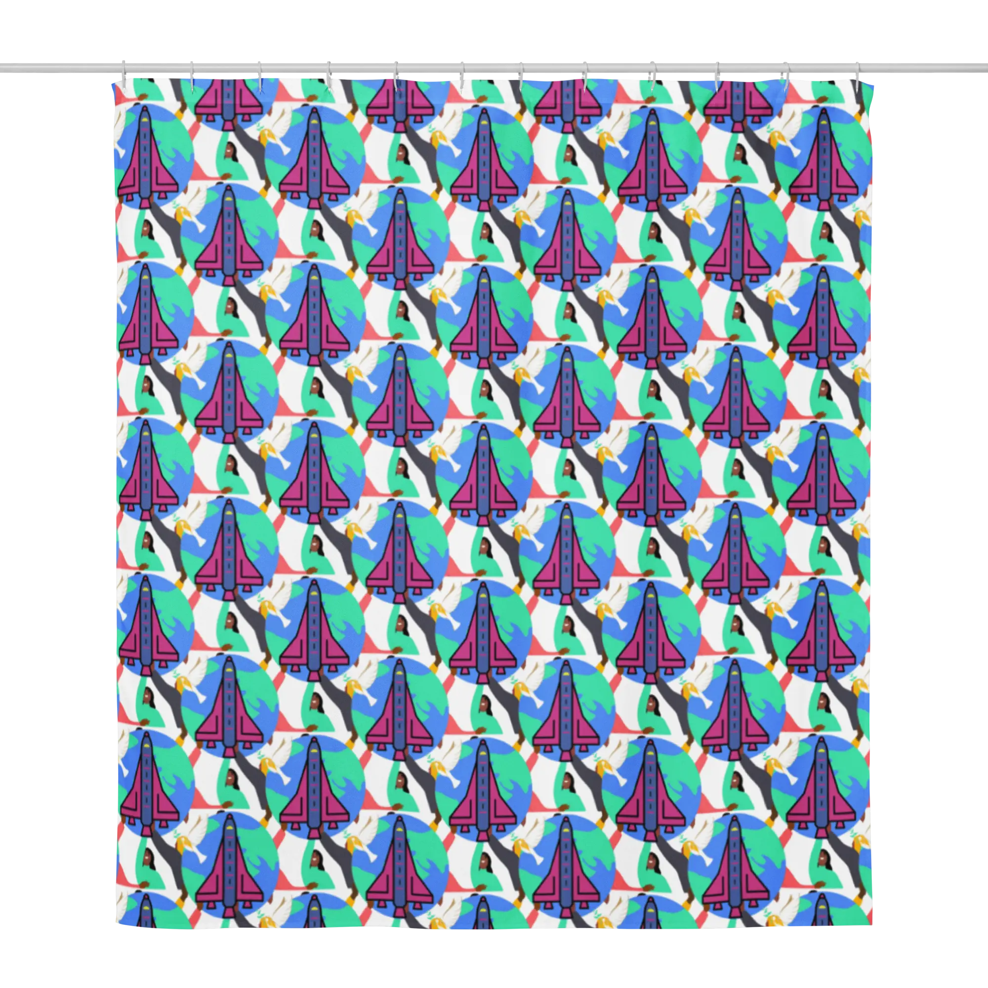 First Home Shower curtain