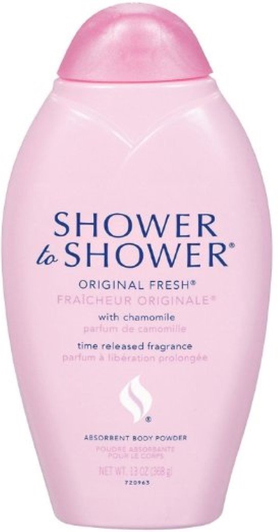 Shower To Shower Absorbent Body Powder Original Fresh Chamomile – 2 Pack, 26 oz
