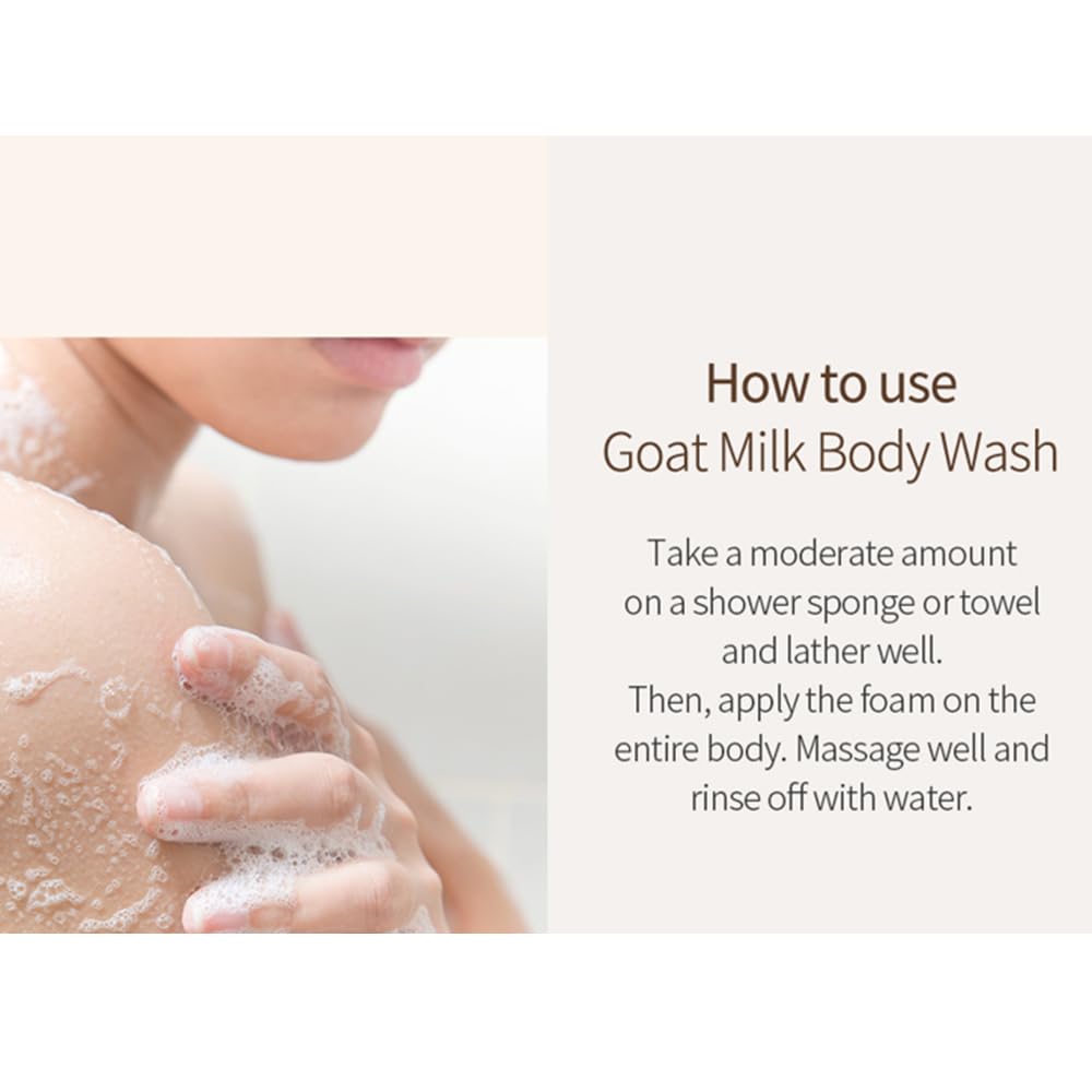 SHOWERMATE Goat Milk Body Wash – Strawberry, 27 fl oz (Pack of 2)