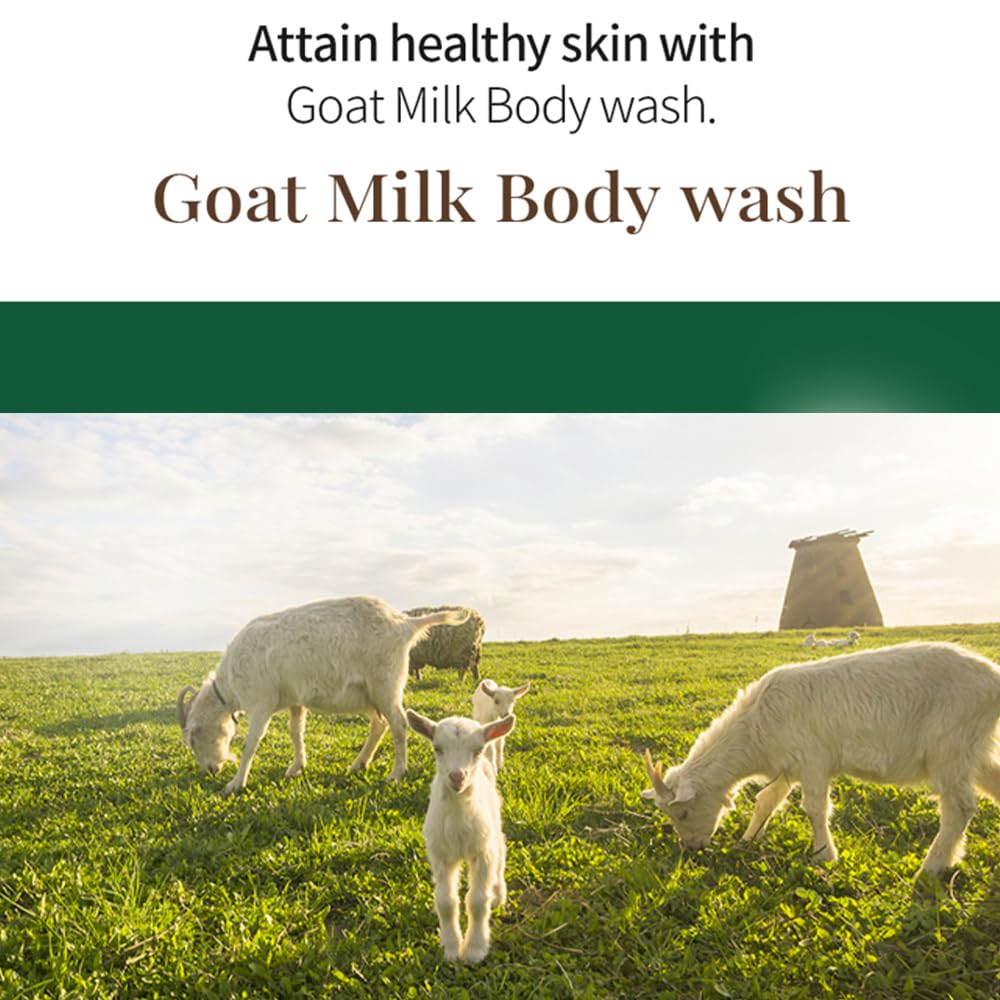 SHOWERMATE Goat Milk Body Wash – Strawberry, 27 fl oz (Pack of 2)